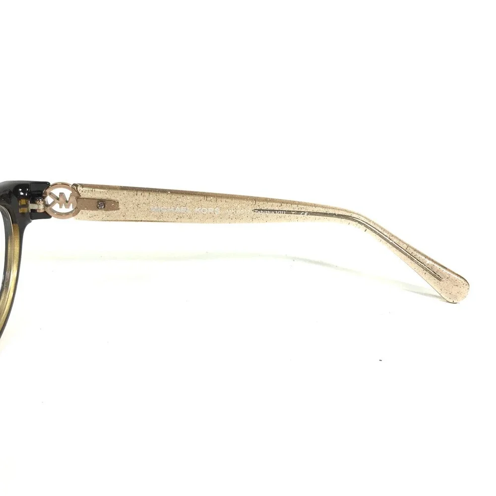 Michael Kors Eyeglasses Frames MK 8017 Tabitha VII 3104 Brown Glitter 52-15-135
